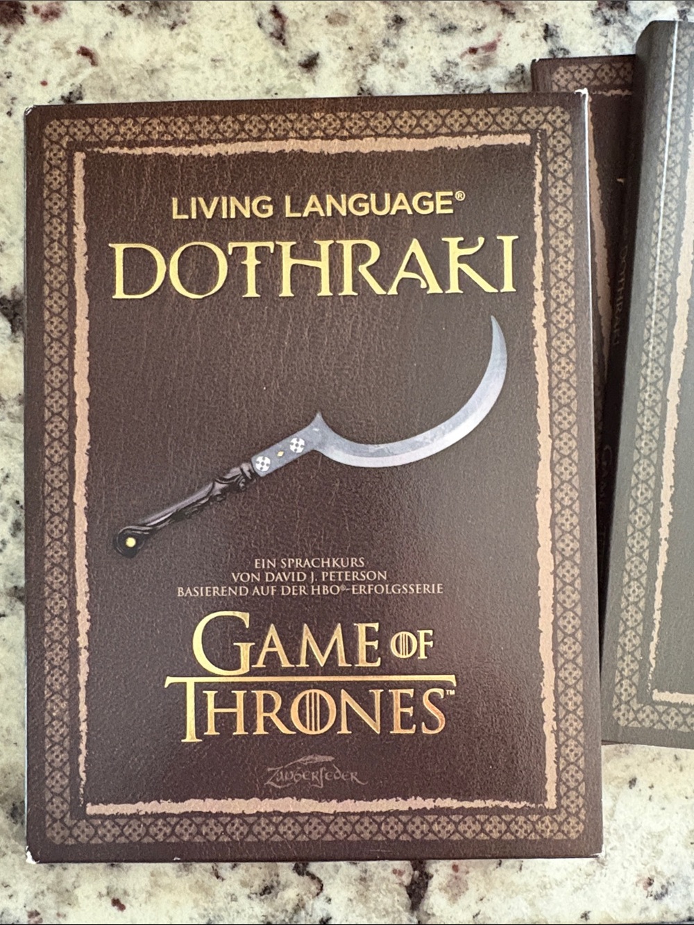 Living Language Dothraki Game of Thrones Language Guide – Brown
